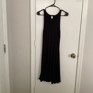 Old Navy casual black long dress size sm